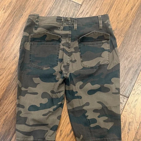 AFRM Camouflage Utility Jogger Pants in Olive & Dark Green - Picture 2 of 3